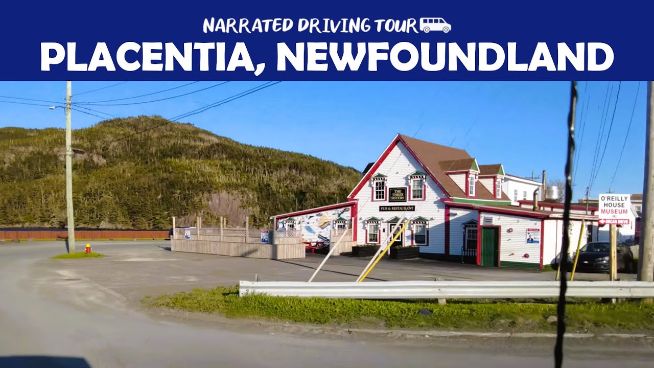 🚗 Malownicza przejażdżka przez Placentię na Nowej Fundlandii 🇨🇦 | Przygoda w 4K! 🏞️✨