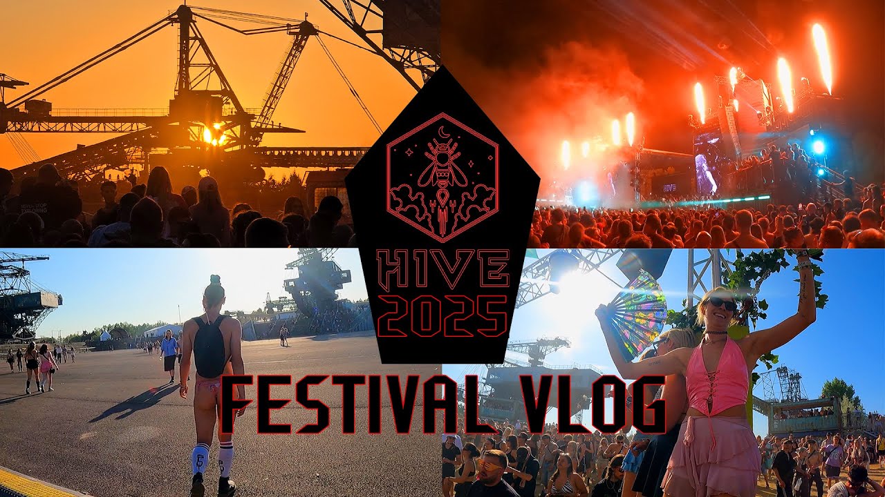 HIVE Festival 2025 Vlog | 25.000 Raver in Ferropolis 🔥 Highlights | Vollblutraver