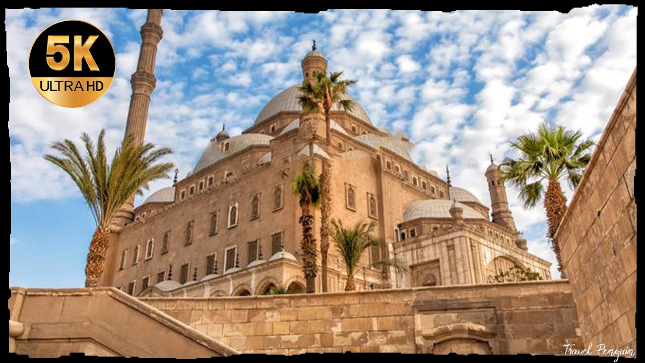 Citadel of Saladin, Islamic Cairo 🇪🇬 Egypt 【4K】 Ambient Sound Travel Video
