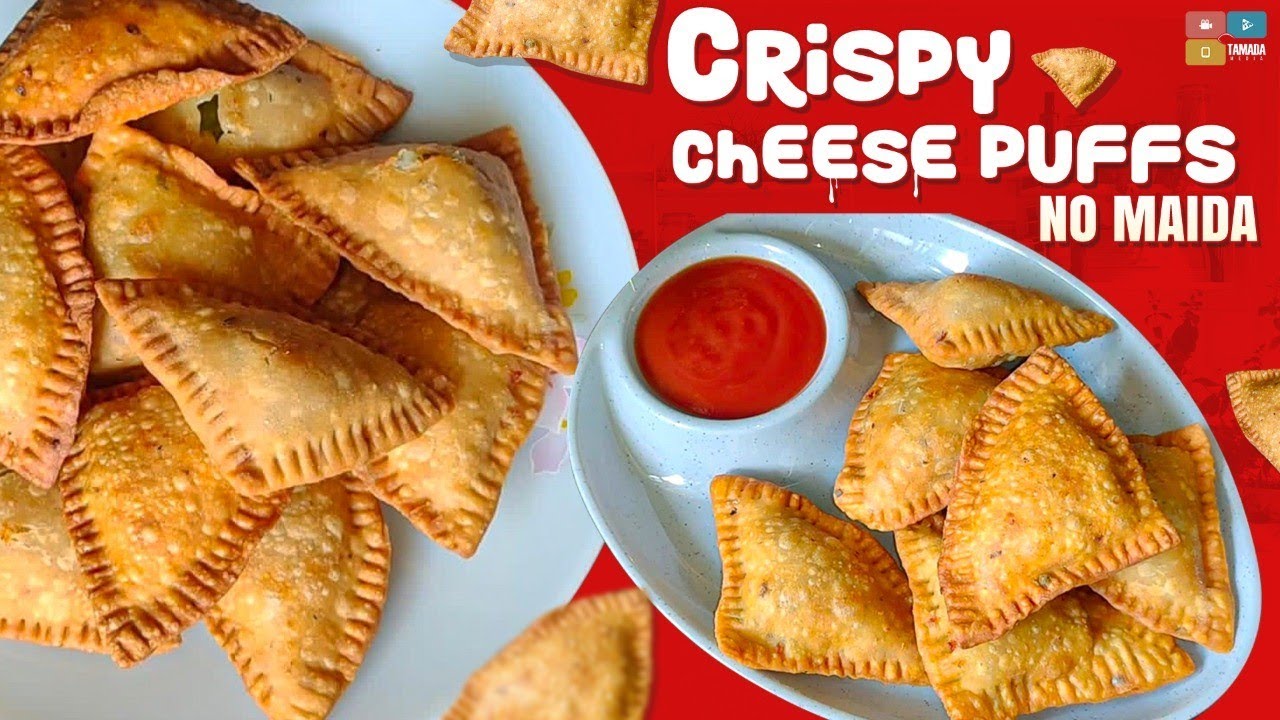 सुबह शाम का नाश्ता या बच्चों का लंच बॉक्स  झटपट बिना मैदा बिना Oven Crispy Cheese Puff | Easy Nashta