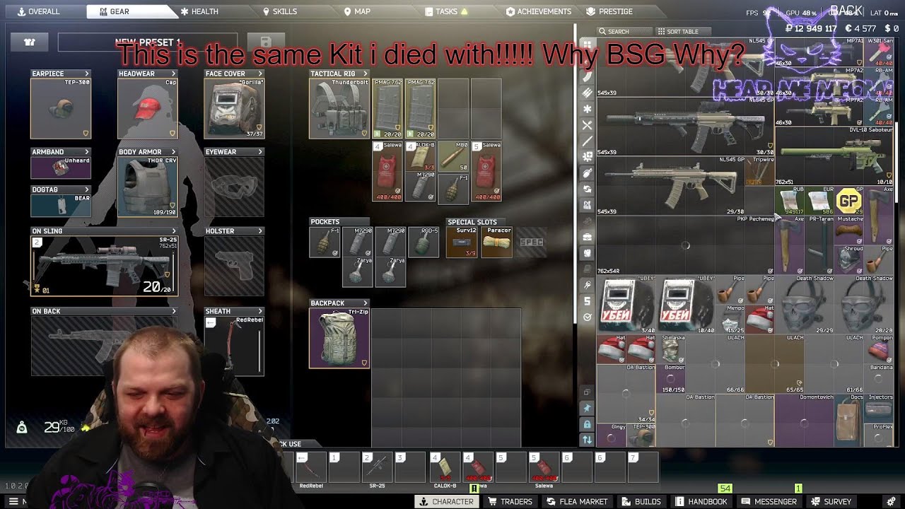 New Tarkov Kit Recovery Bug  #Tarkov #EscapefromTarkov #eft