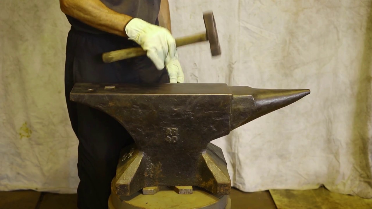 396 lb Refflinghaus cast steel blacksmith anvil for sale