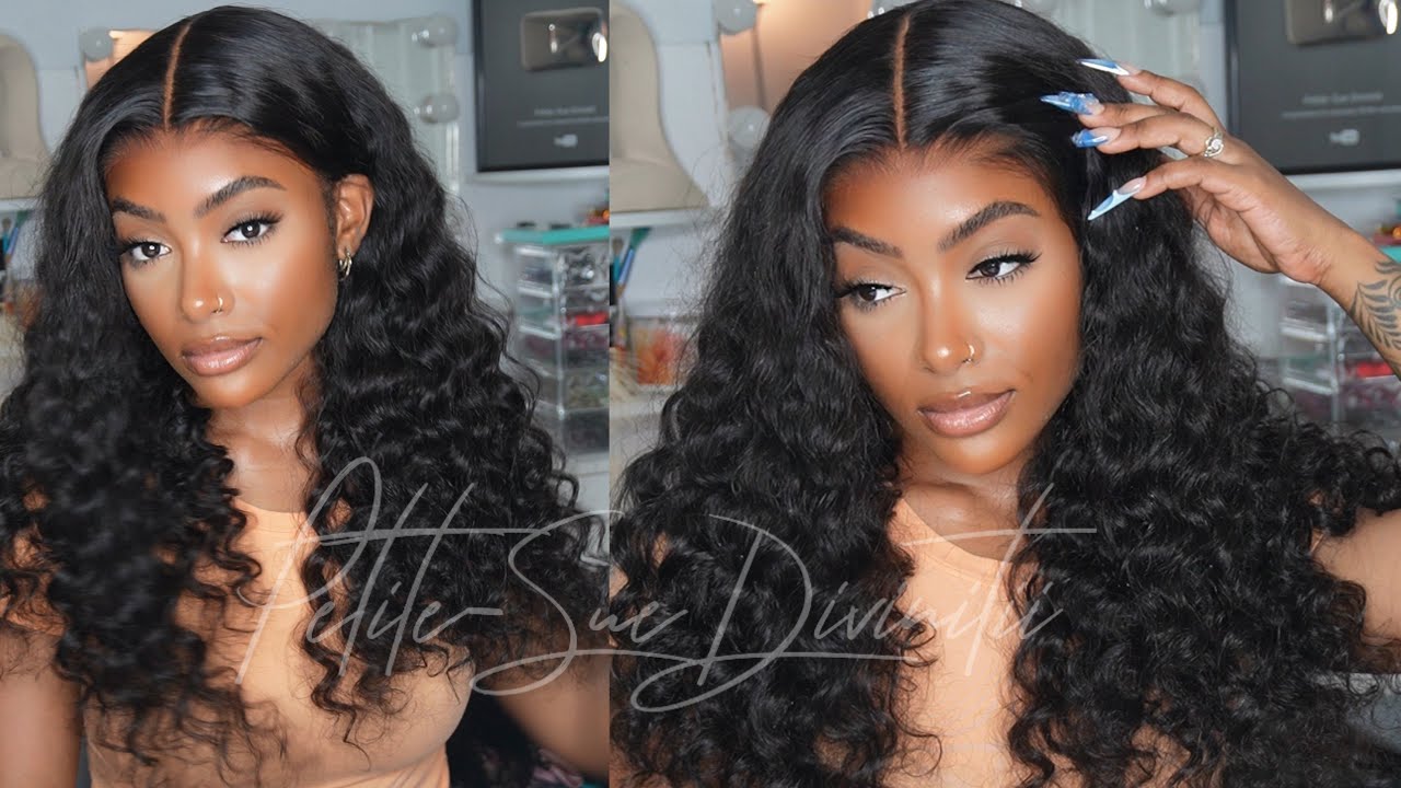9x6 Drawstring Glueless HD Lace Closure wif ft. Wow African Hair  | PETITE-SUE DIVINITII