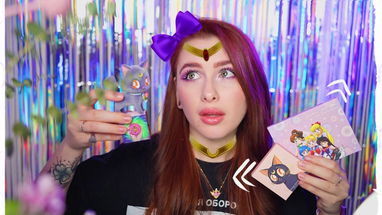 обзор косметики colourpop x sailor moon + макияж | странный глитер?! | лунная призма, дай мне сил!🌙