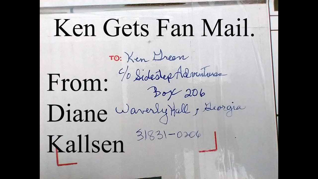 Ken Gets Fan Mail