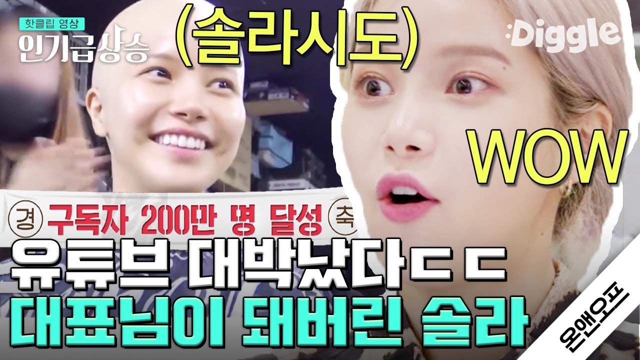 [#인기급상승] 구독자가 tvN D ENT보다 많은..!! 대형 유튜버 마마무 솔라의 유튜브로 성공하는 법★│#온앤오프 | #Diggle