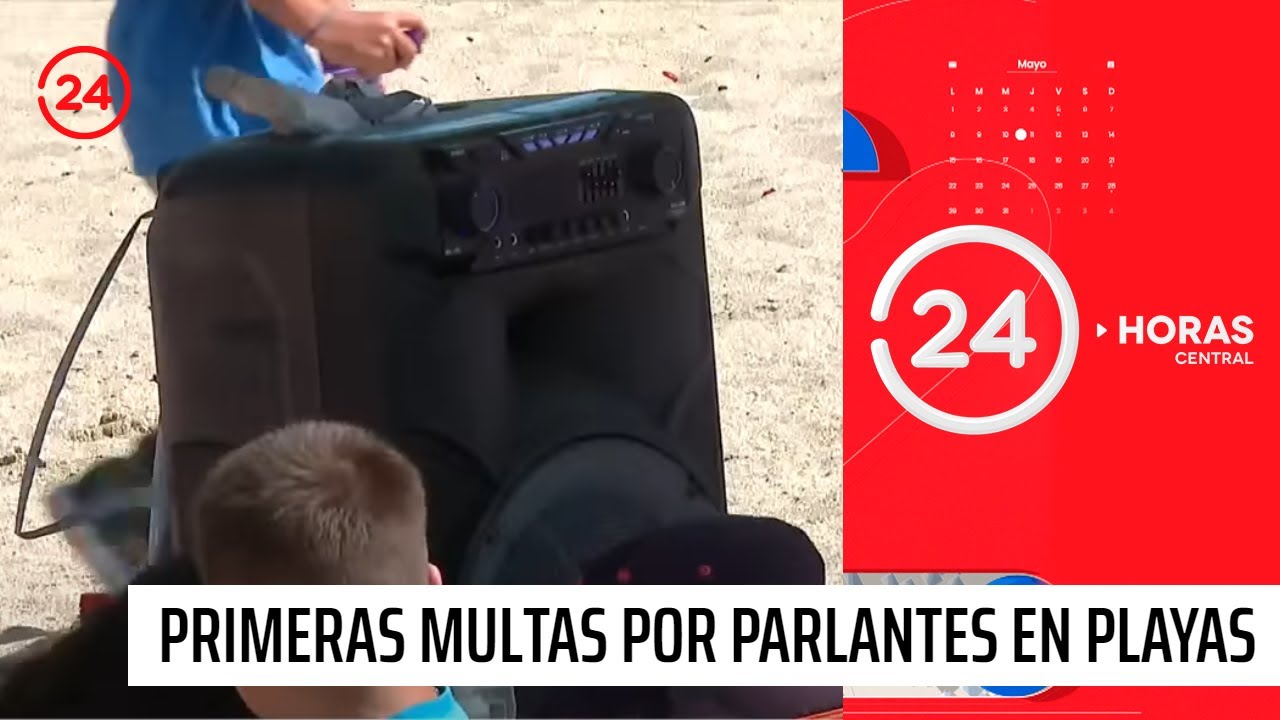 Primeras multas por ruidos molestos en playas de Antofagasta | 24 Horas TVN Chile