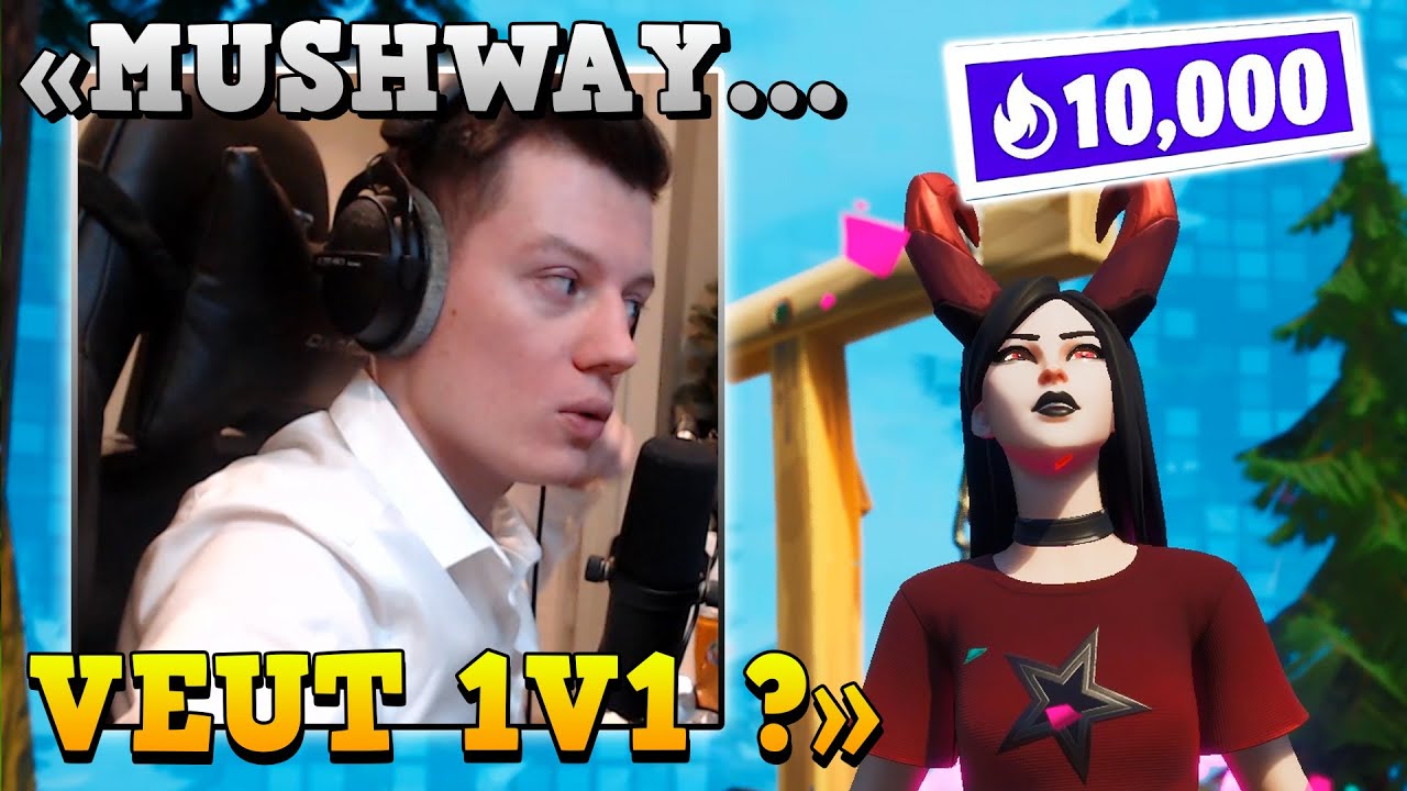 🔥 Improbable DOWELL vs MUSHWAY EN ARÈNE sur FORTNITE Chapitre 2...