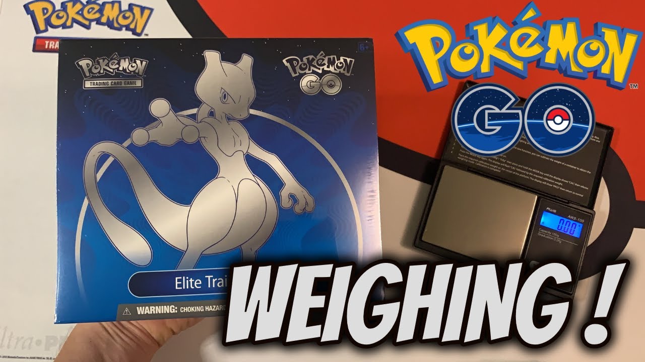 WEIGHING Pokemon GO TCG Packs