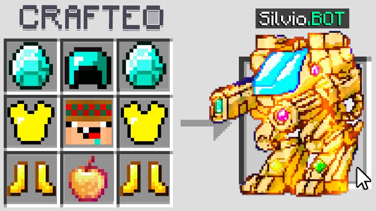 ¡Minecraft PERO hay TRAJES ROBOT! 😮🤖💥 SILVIOGAMER MINECRAFT PERO