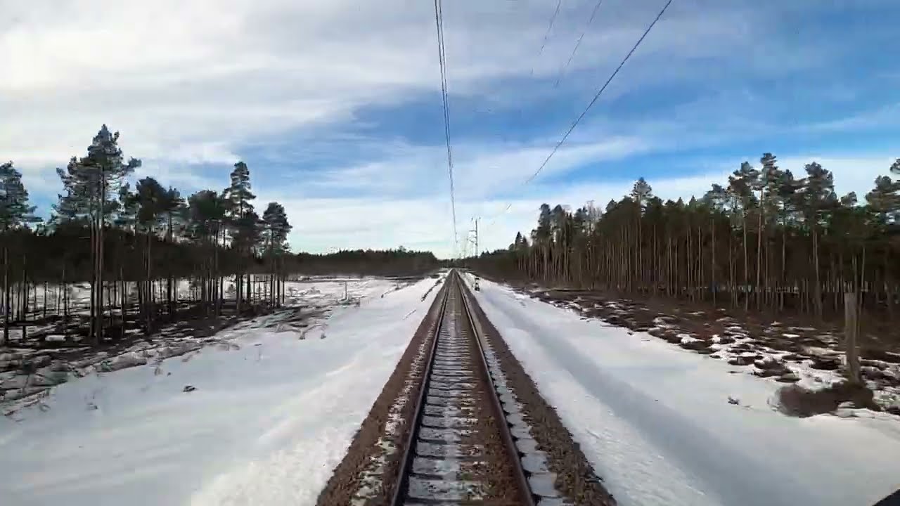 4K CABVIEW: Merry Xmas! (G&auml;vle-Ljusdal)