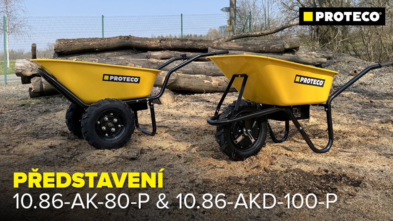 Představení aku koleček 10.86-AK-80-P & 10.86-AKD-100-P | PROTECO nářadí s.r.o.
