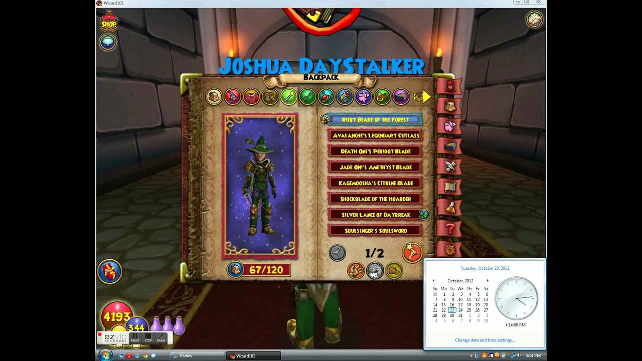 Wizard101 Sword Drops (Mooshu and Dragonspyre)