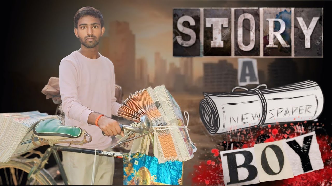 Story a newspaper Boy || I Became a newspaper delivery boy for 1 Day || Raja Babu Vlogs ||