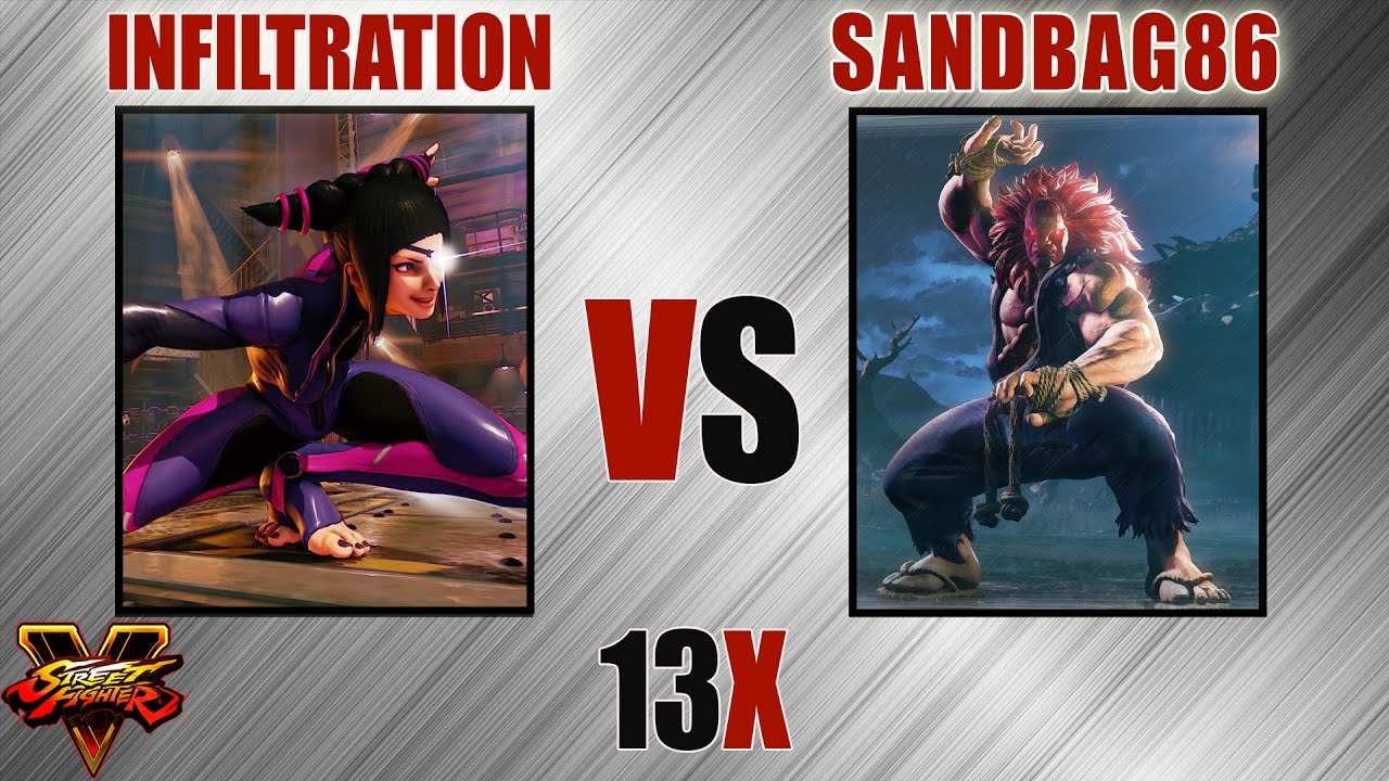 SFV - Infiltration [Juri] VS SandBag86 [Akuma]