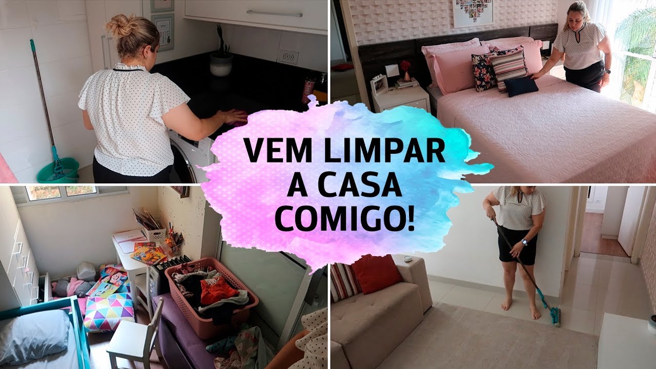 LIMPANDO E ORGANIZANDO A CASA EM 1 HORA | SPEED CLEANING