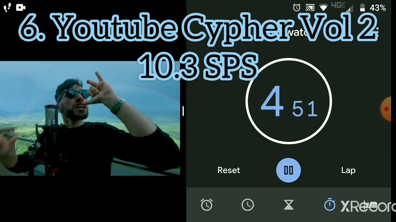 Top 12 Fastest GAWNE verses (update/corrections)