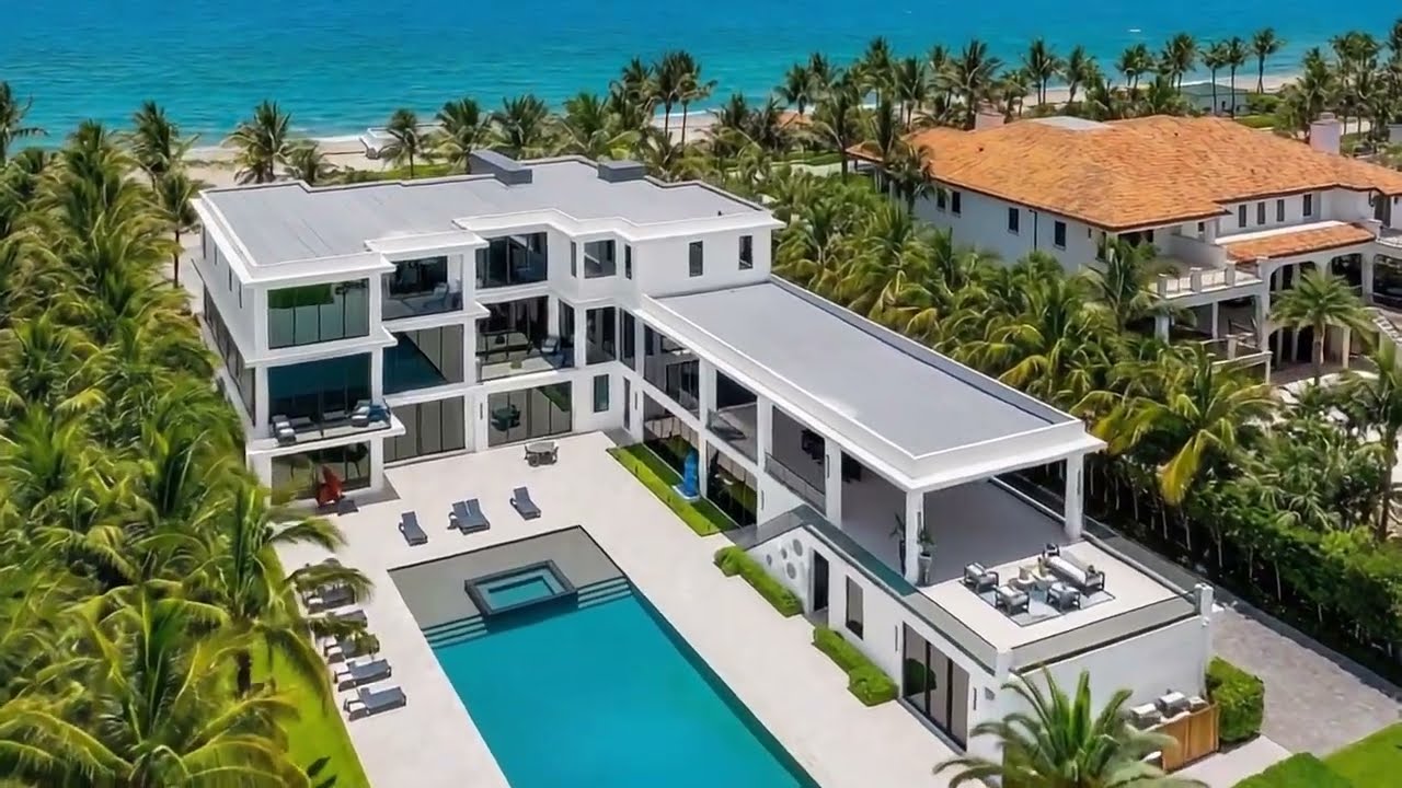 Florida Oceanfront Mansion: Manalapan Estate Tour