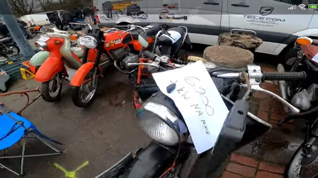 Moto Weteran Bazar Ł&oacute;dź Luty 2025 ! Ceny motocykl ! Dużo nowych części do Mzetek z epoki !