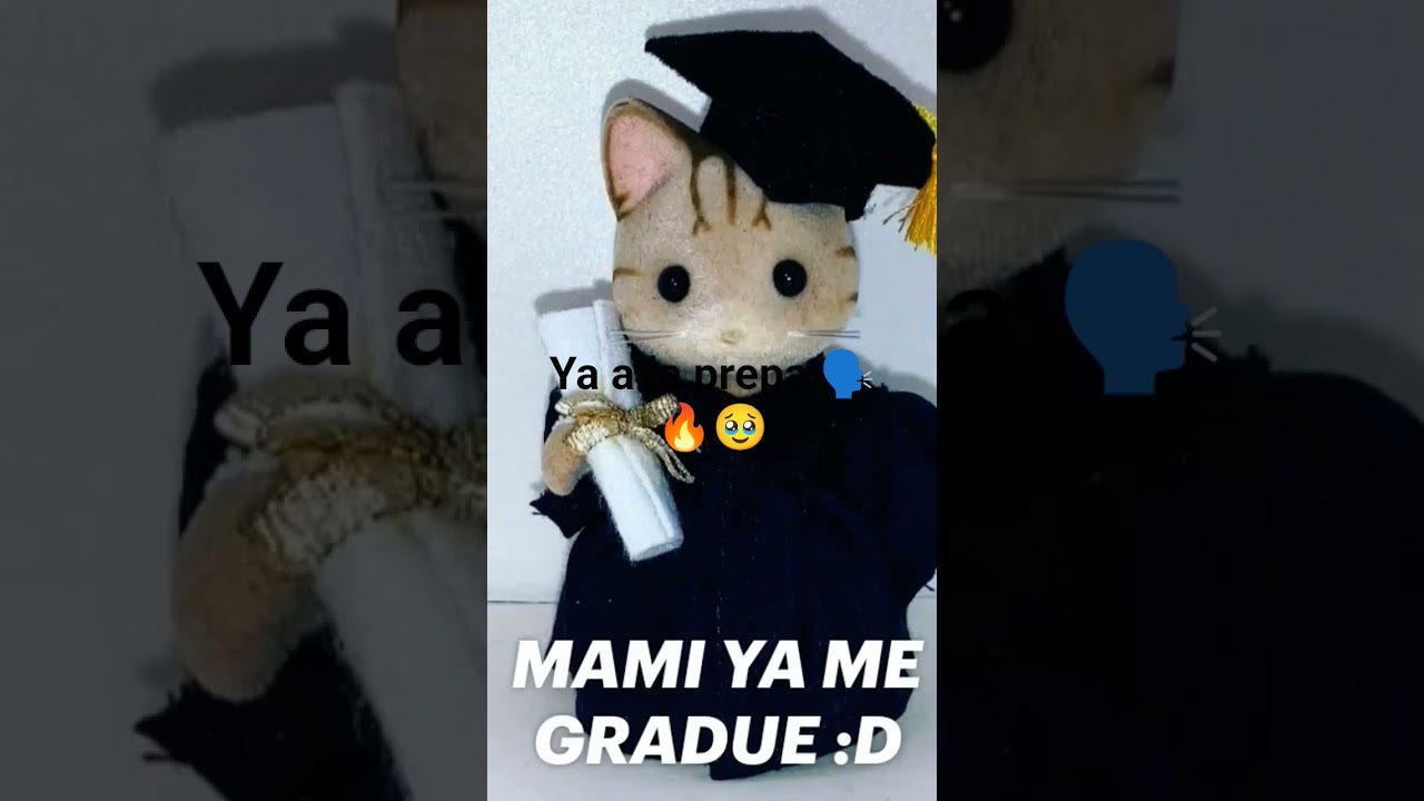 hoy por fin me gradu&oacute; de mi secundaria 😭