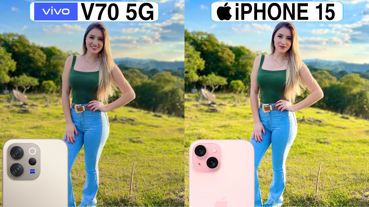 Vivo V70 5G Vs iPhone 15 Camera Test Comparison