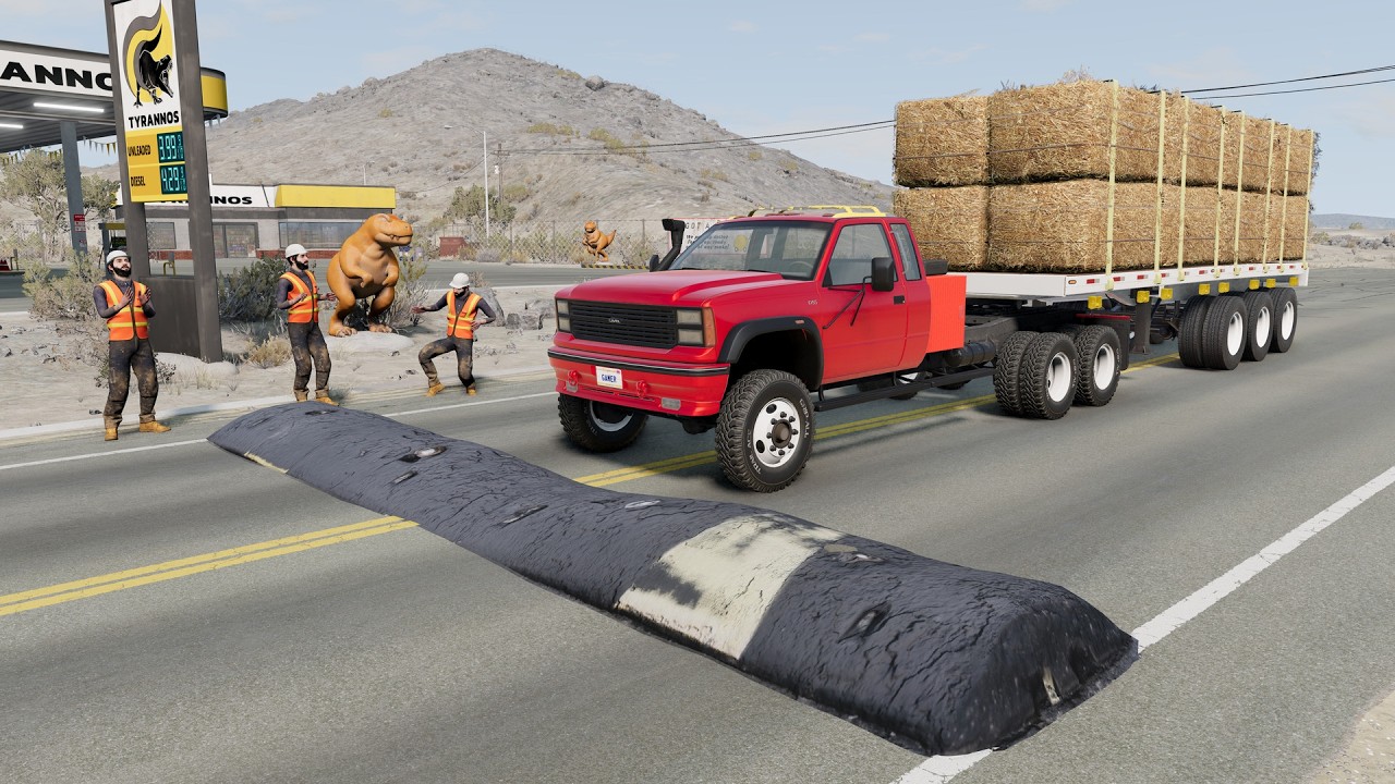 Trucks vs SpeedBump