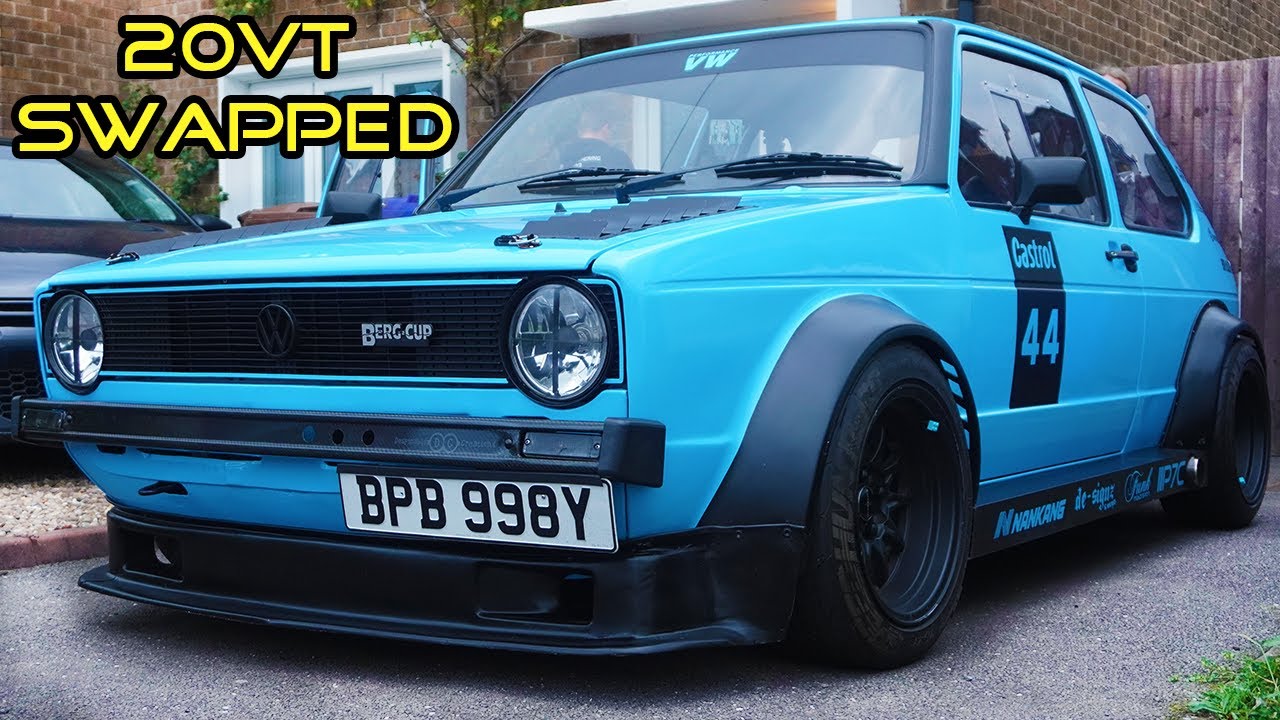 1.8 T WIDEBODY MK1 GOLF FIRST MEET SINCE BUILD
