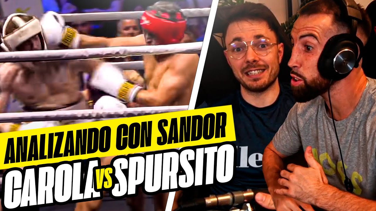 ANALIZANDO A SPURSITO VS CAROLA CON SANDOR MARTIN ( BOXEADOR PROFESIONAL ) La Velada del Año 2