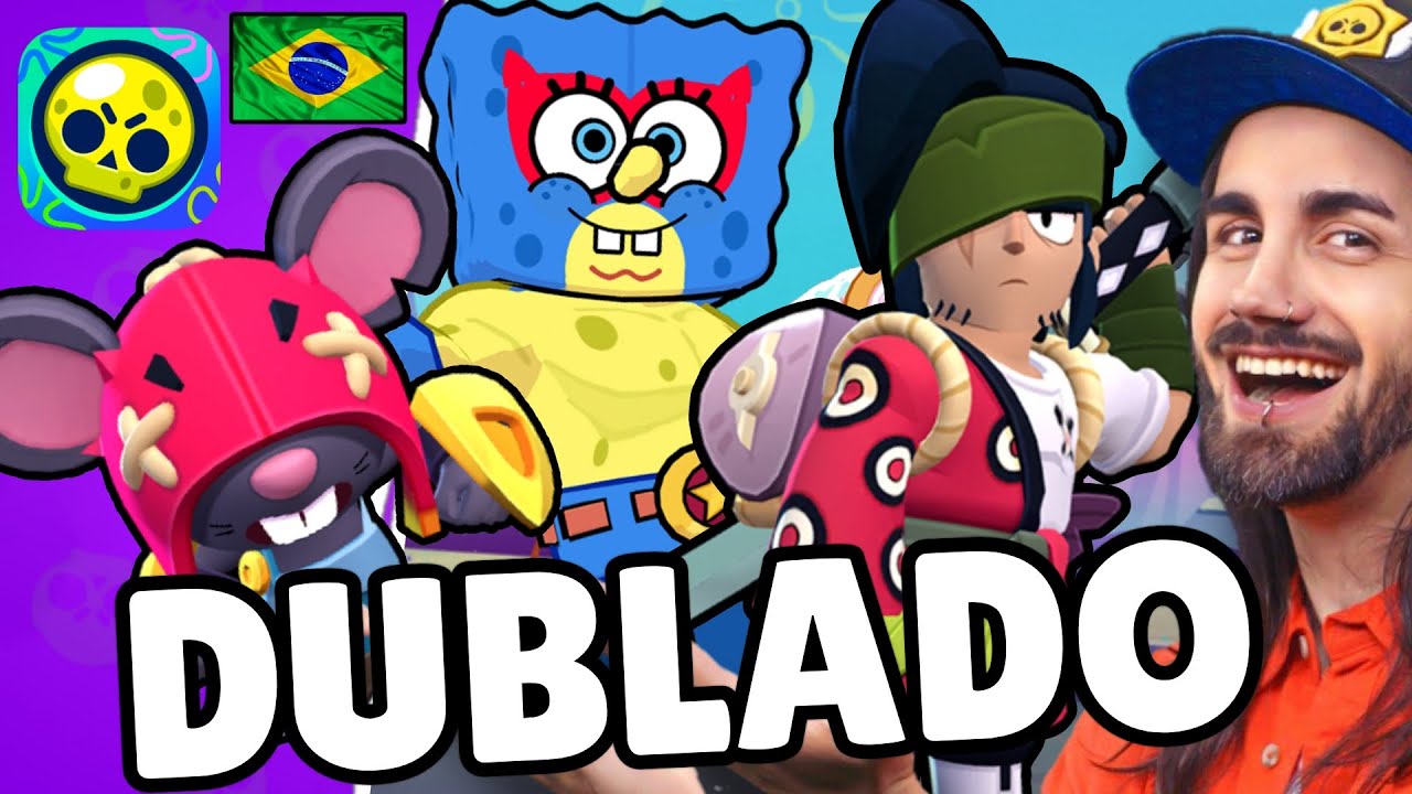 NOVO BRAWL TALK  DUBLADO em PORTUGU&Ecirc;S - BRASIL! BOB ESPONJA CHEGOU NO BRAWL!