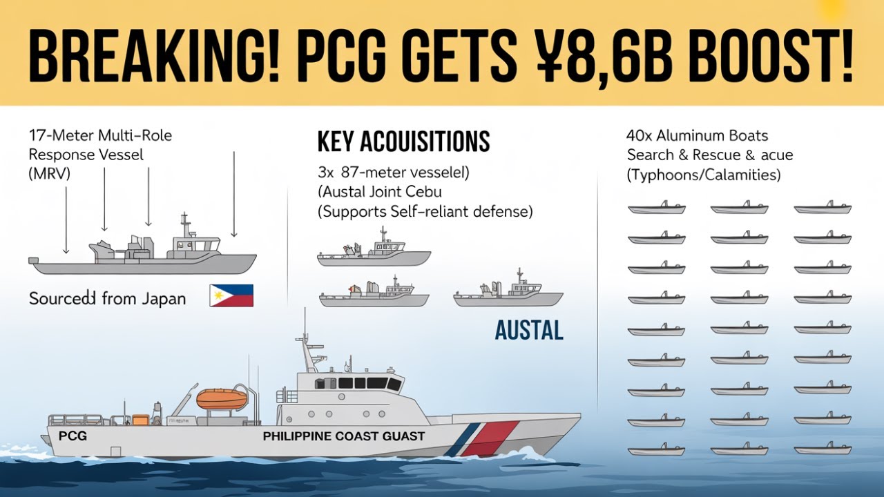 Breaking: PCG Secures ₱8.6B Upgrade for New Vessels to Boost WPS Patrols!