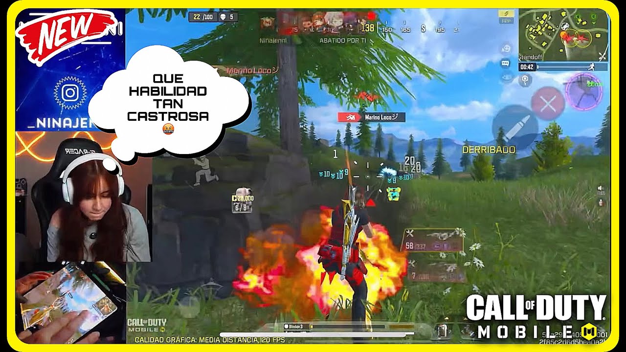 LA NIÑA JENNI PROBÓ EL DESESPERADO MAS ROTO QUE NUNCA😶‍🌫️| CALL OF DUTY MOBILE |