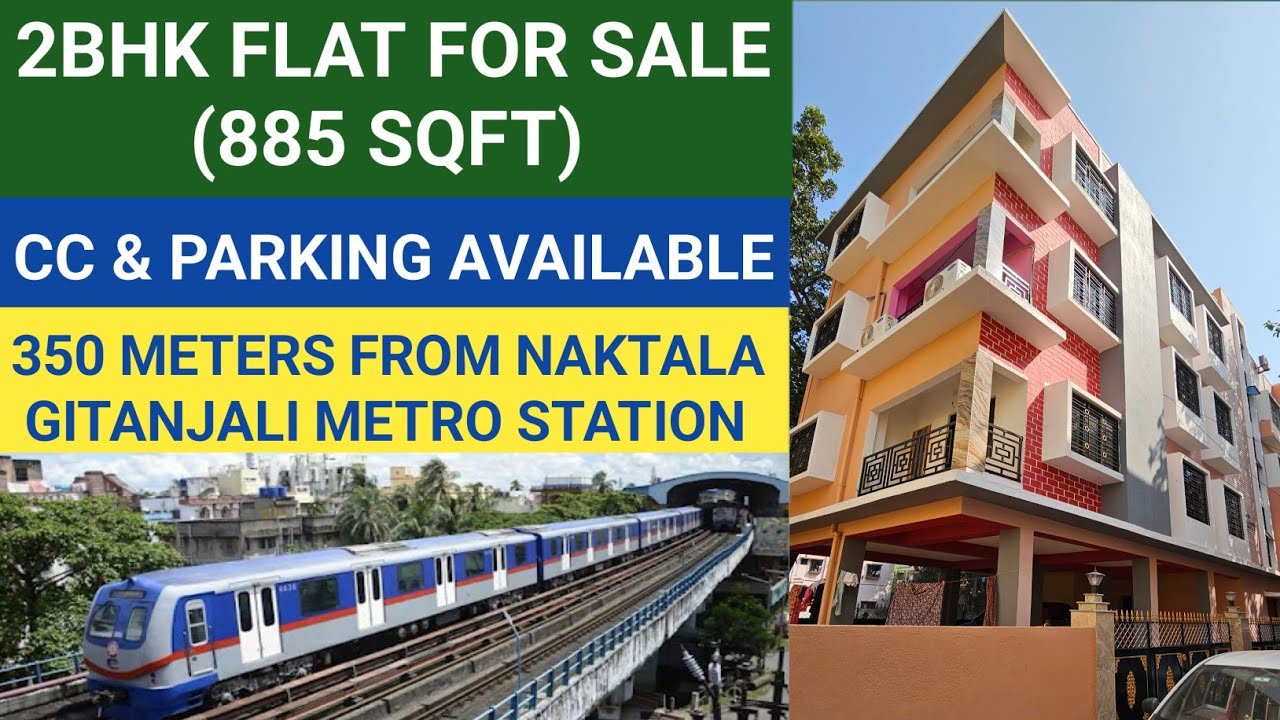 Brand New 2BHK Ready To Move Flat For Sale with Lift in Naktala / SBI APPROVED