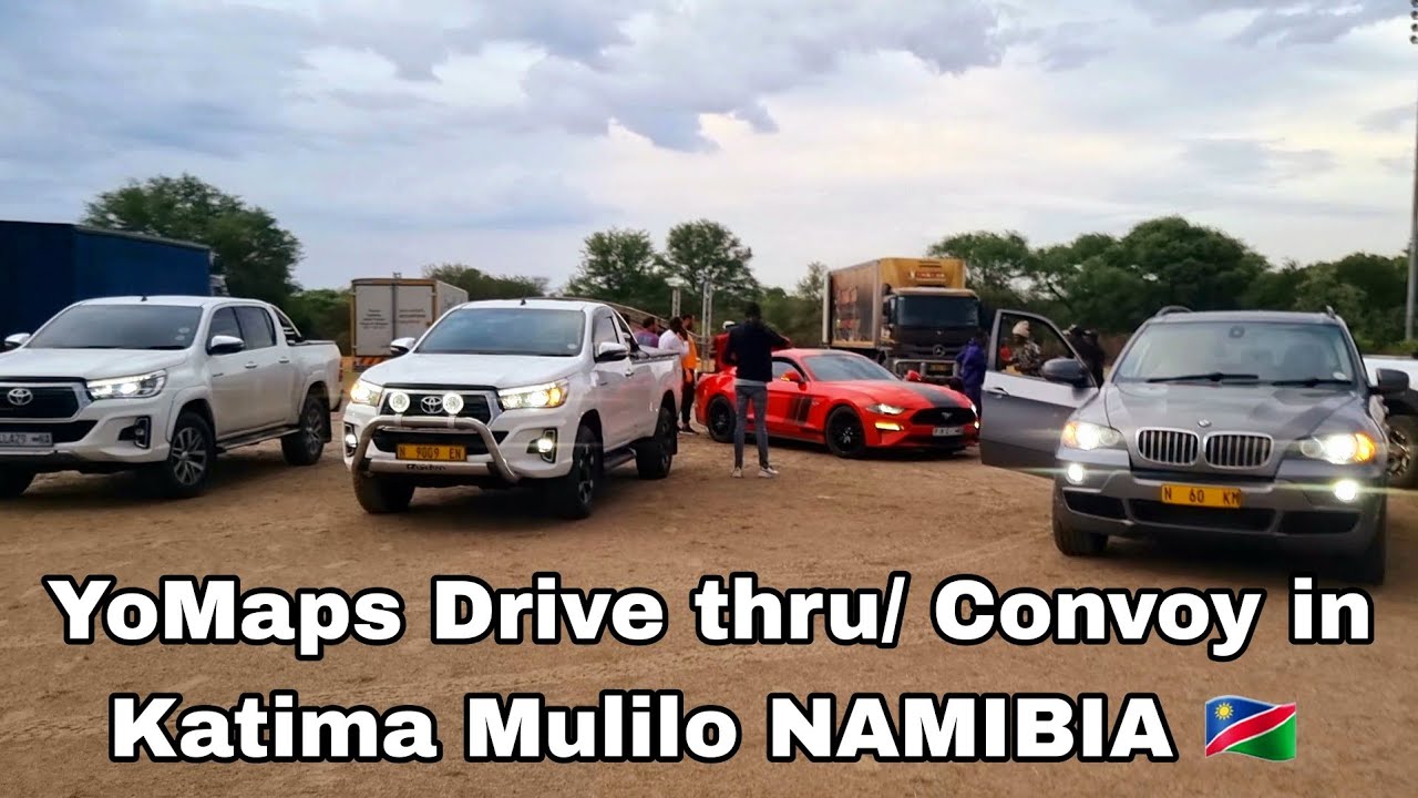 YoMaps drive Thru / Convoy in Katima Mulilo Namibia 🇳🇦| Yomaps| Zamibian Artist Convoy in Namibia🇳🇦