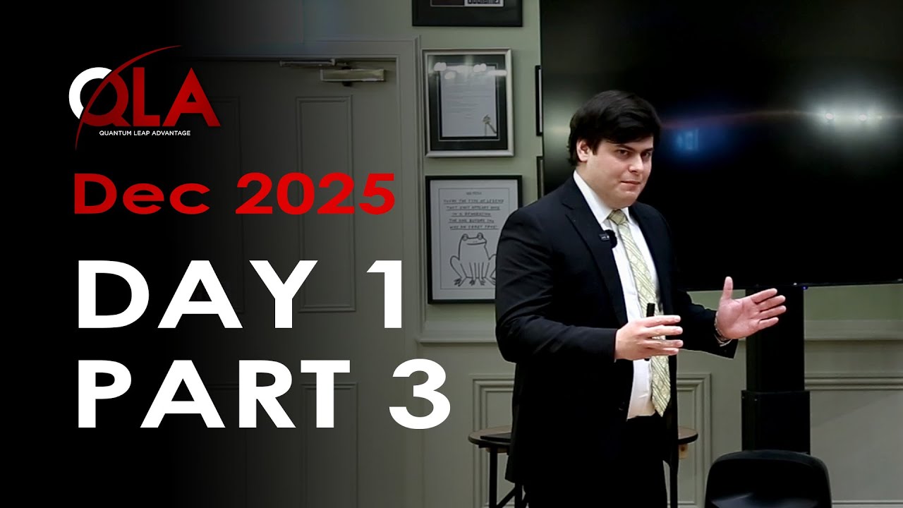 День 1, часть 3 | Декабрь 2025 г. - январь 2026 г. | Дэн Пенья, семинар QLA Hard Core Castle
