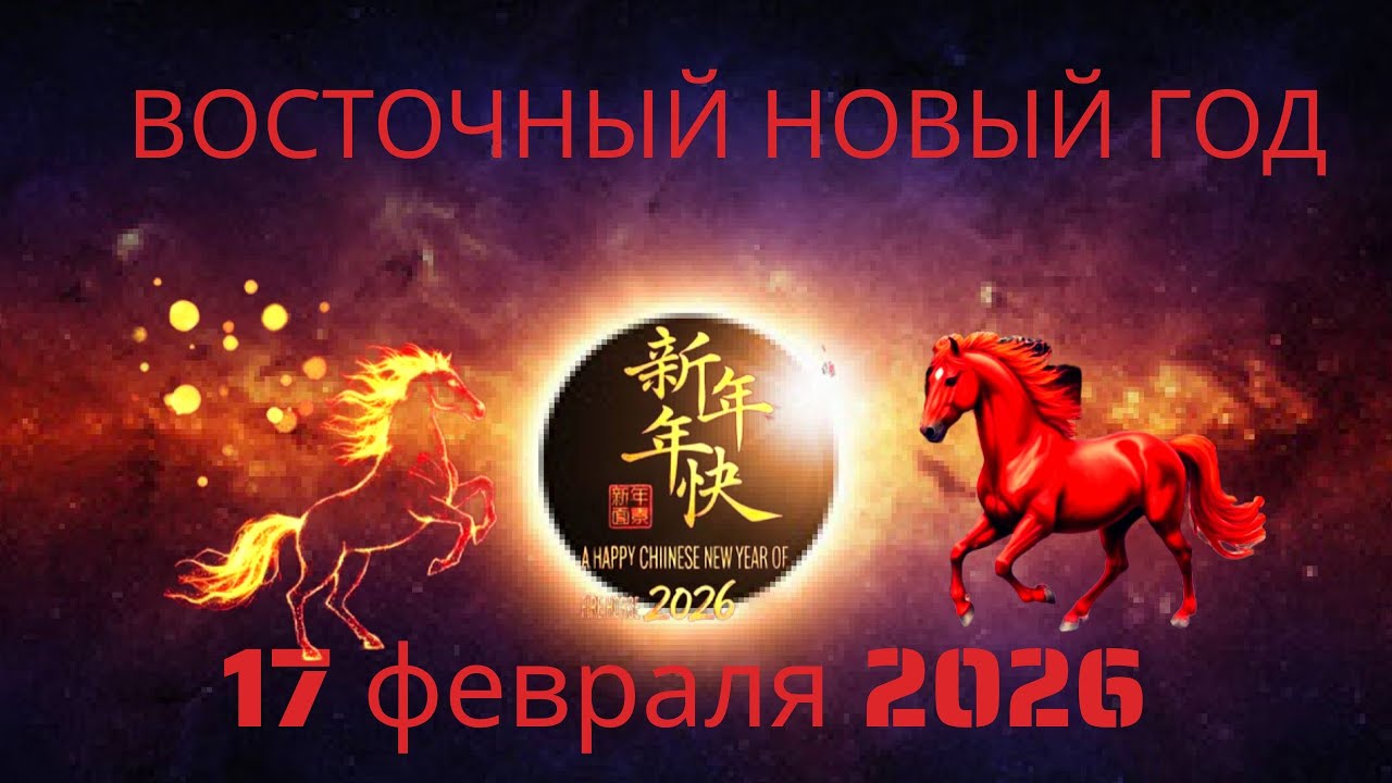 🌙Лунный Восточный Новый Год 🐎 Лошади 2026. 