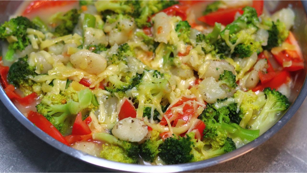 Nur 4 Zutaten und 7 Minuten! Das ideale Abendessen, wenn du wenig Zeit hast: Brokkoli Gnocchi Pfanne