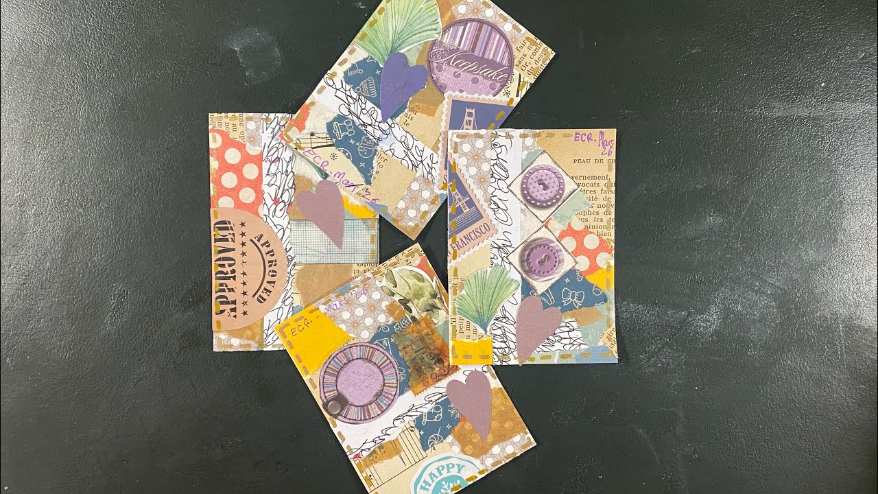 Format ECR @CA3T  recup’/collage/embellissement