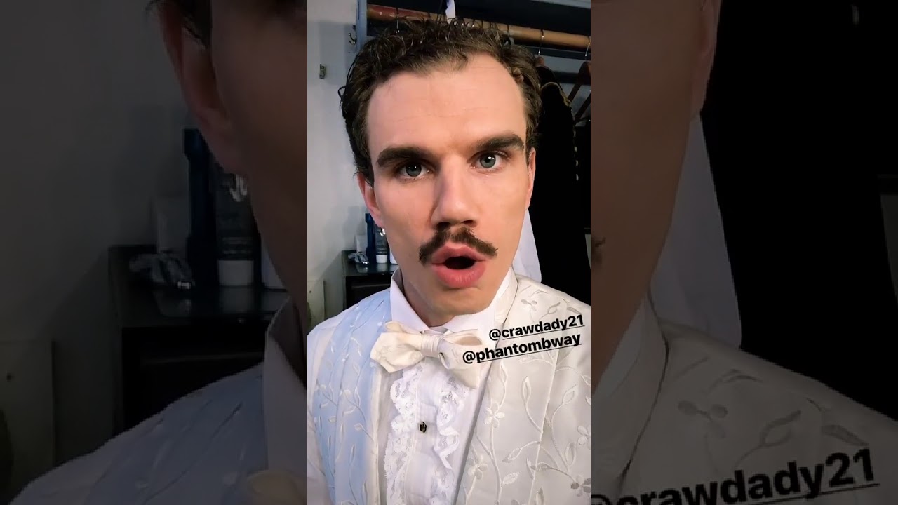Jay Armstrong Johnson Brings Instagram Backstage at Broadway's The Phantom of the Opera