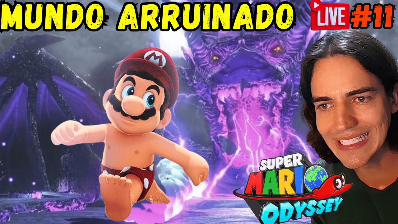 MARIO SOFRENDO NO REINO ARRUINADO - Super Mario Odyssey #11