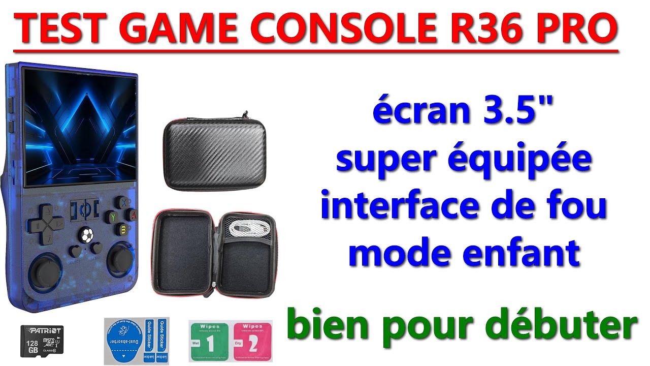 Test de la GAME CONSOLE R36 PRO - digne héritière de la R36S 😍