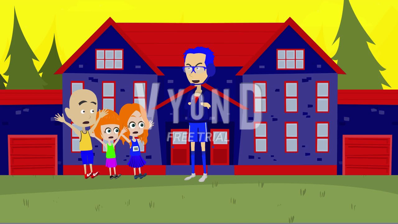Caillou, Rosie and Daisy does Exercises While Grounded/Bothers People/Grounded