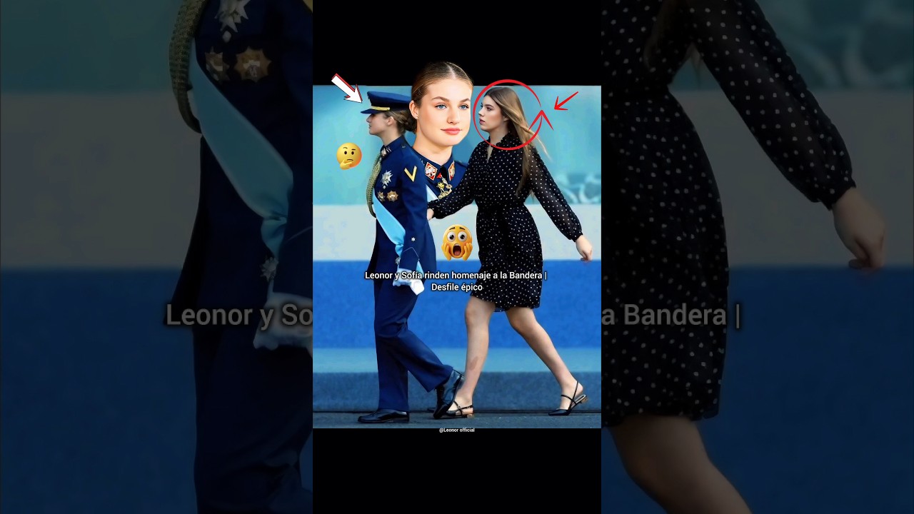 Leonor y Sofia rinden homenaje a la Bandera Desfile &eacute;pico 🇪🇸