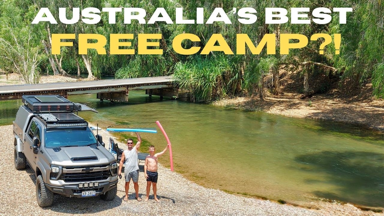 🥇 Australia&rsquo;s BEST Free Camp&hellip; and You Can FLOAT to It?! 🇦🇺🏕️