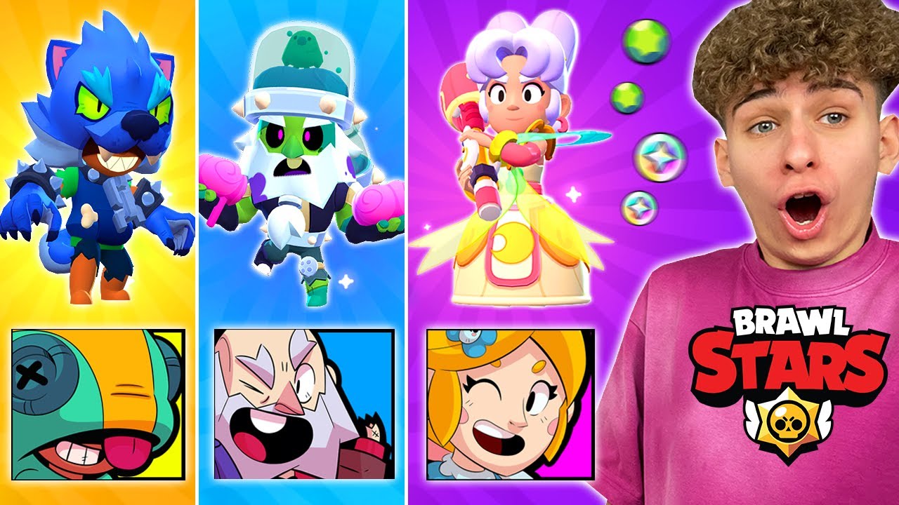 WYBIERAM NAJLEPSZEGO SKINA DO KAŻDEJ POSTACI w BRAWL STARS🥇