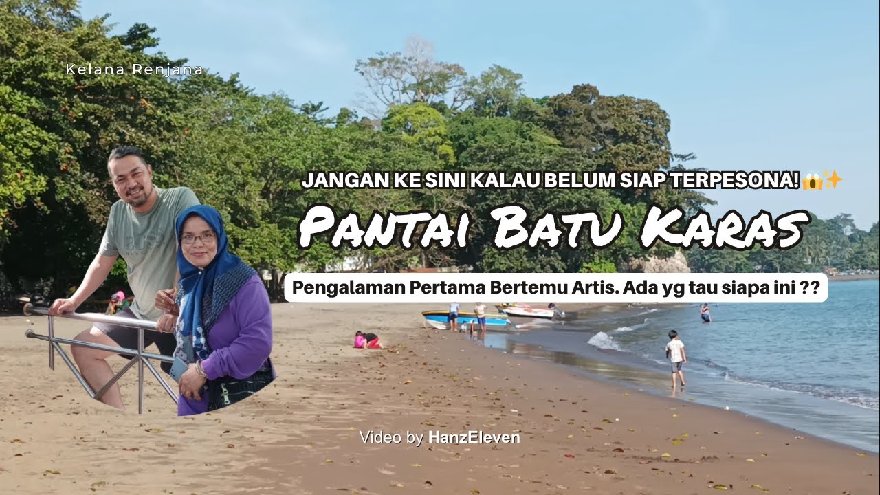 Keindahan Pantai Batu Karas Pangandaran - Salah Satu Pantai Terindah di Pangandaran