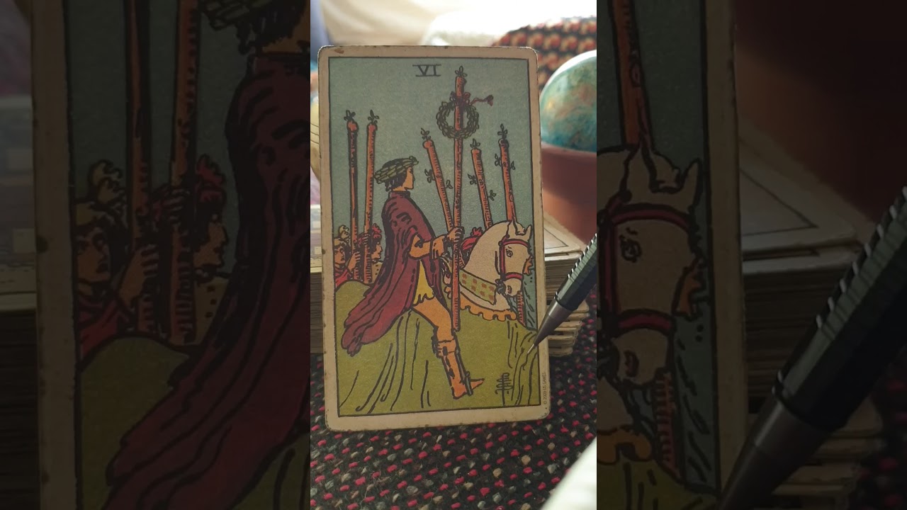 The hidden warning in the 6 of wands tarot card