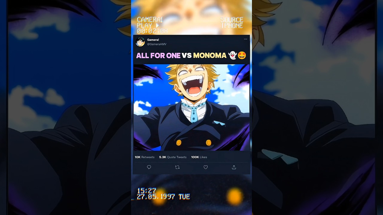 ALL FOR ONE vs MONOMA 👻🤩 | 