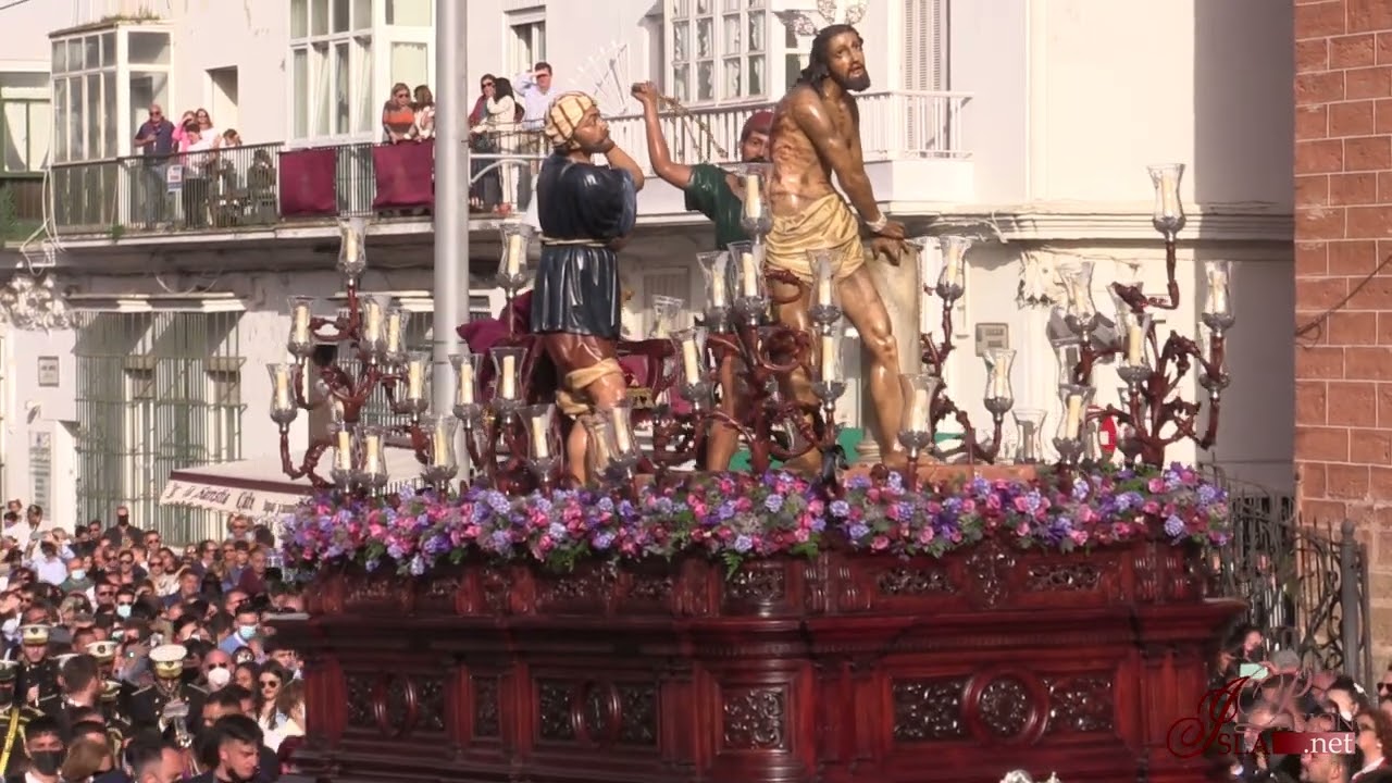Salida misterio Hermandad Columna | Semana Santa 2022 | 4K | San Fernando