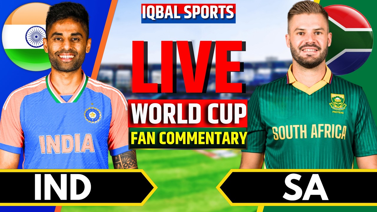 Live: IND vs SA, T20 World Cup Live Fan Chat | Live Cricket Match Today | India vs South Africa Live