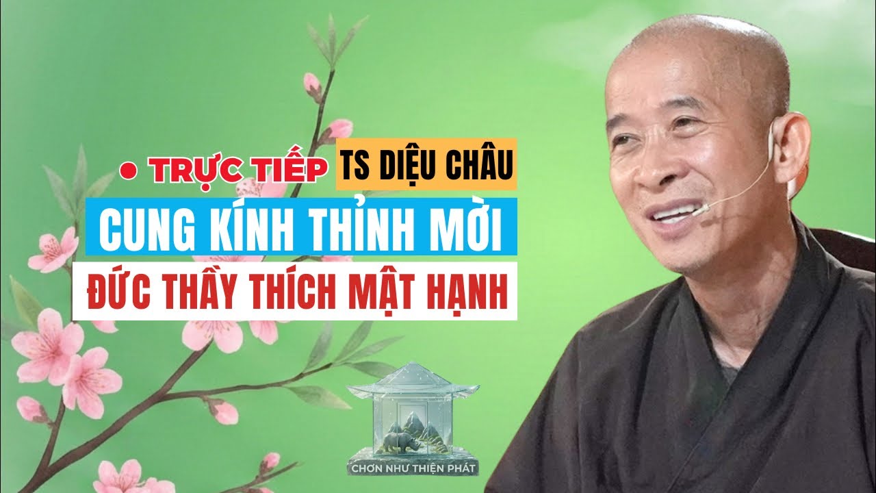 TS Diệu Châu Cung Kính Thỉnh Mời Đức Thầy Thích Mật Hạnh